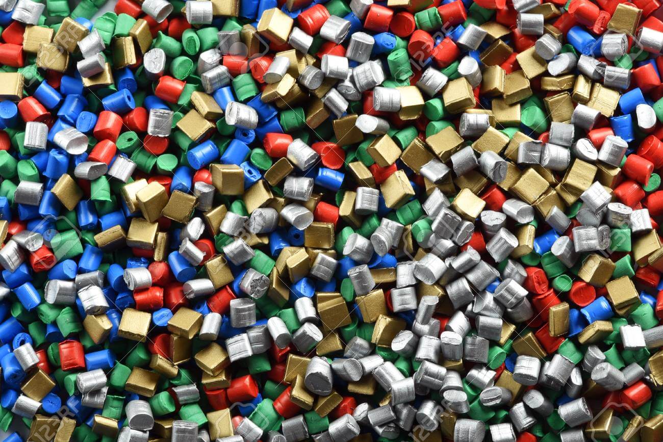 Plastic Pellets with impurities 