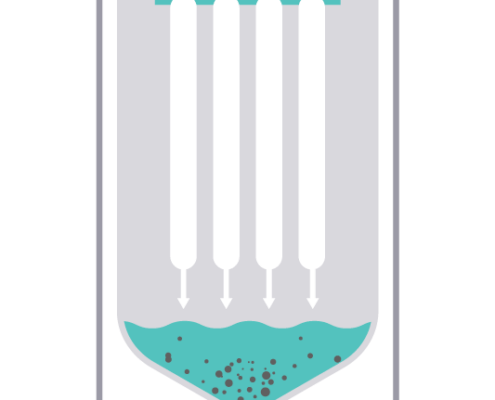 FUNDALOOP® high capacity filtration illustration step 3 - Back-Flush