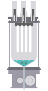 FUNDALOOP® high capacity filtration illustration step 4 - Discharge