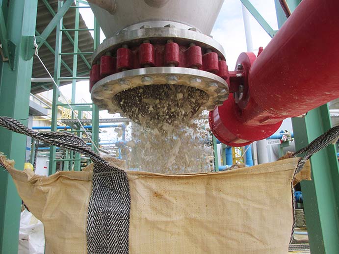 WSP foto5 Dry cake discharge Fundabac