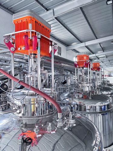 FUNDAMIX vibromixer tetanus vaccine production